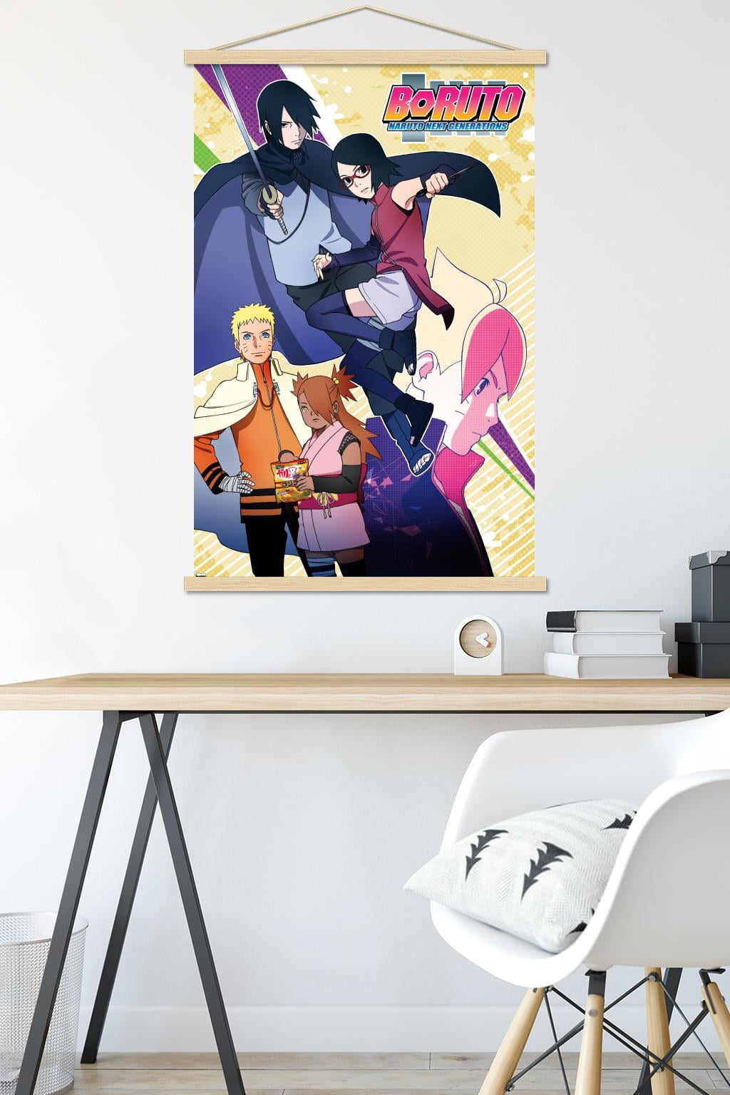 Boruto: Naruto Next Generations - Key Art Wall Poster, 22.375 x 34,  Framed 