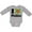 AC-Heather Grey, variant on Inktastic I heart pickles Boys or Girls Long Sleeve Baby Bodysuit