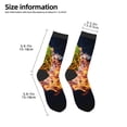 thumbnail image 2 of Naloa Tennis Ball In Fire1 Kids Socks Unisex Kids and Toddlers' Crew Socks, ,1 Pairs, 2 of 5
