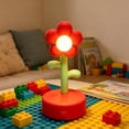 thumbnail image 5 of Portable Mini Night Light with Flower Design, Soft Warm Glow for Bedroom Decor and Nighttime Comfort, Battery Operated Bedside Lamp for Relaxing Ambience, 5 of 5