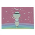 thumbnail image 2 of Retro Cutting Board, Hand Drawn Little Ballerina Girl Doing Pique Turns on a Rainbow Colored Stage, Decorative Tempered Glass Cutting and Serving Board, Large Size, Multicolor, by Ambesonne, 2 of 5