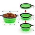 thumbnail image 4 of ARMODORRA Dog Bowl, Foldable Expandable Cup Dish for Pet Cat Food Water Feeding Portable Travel Bowl, 4 of 8