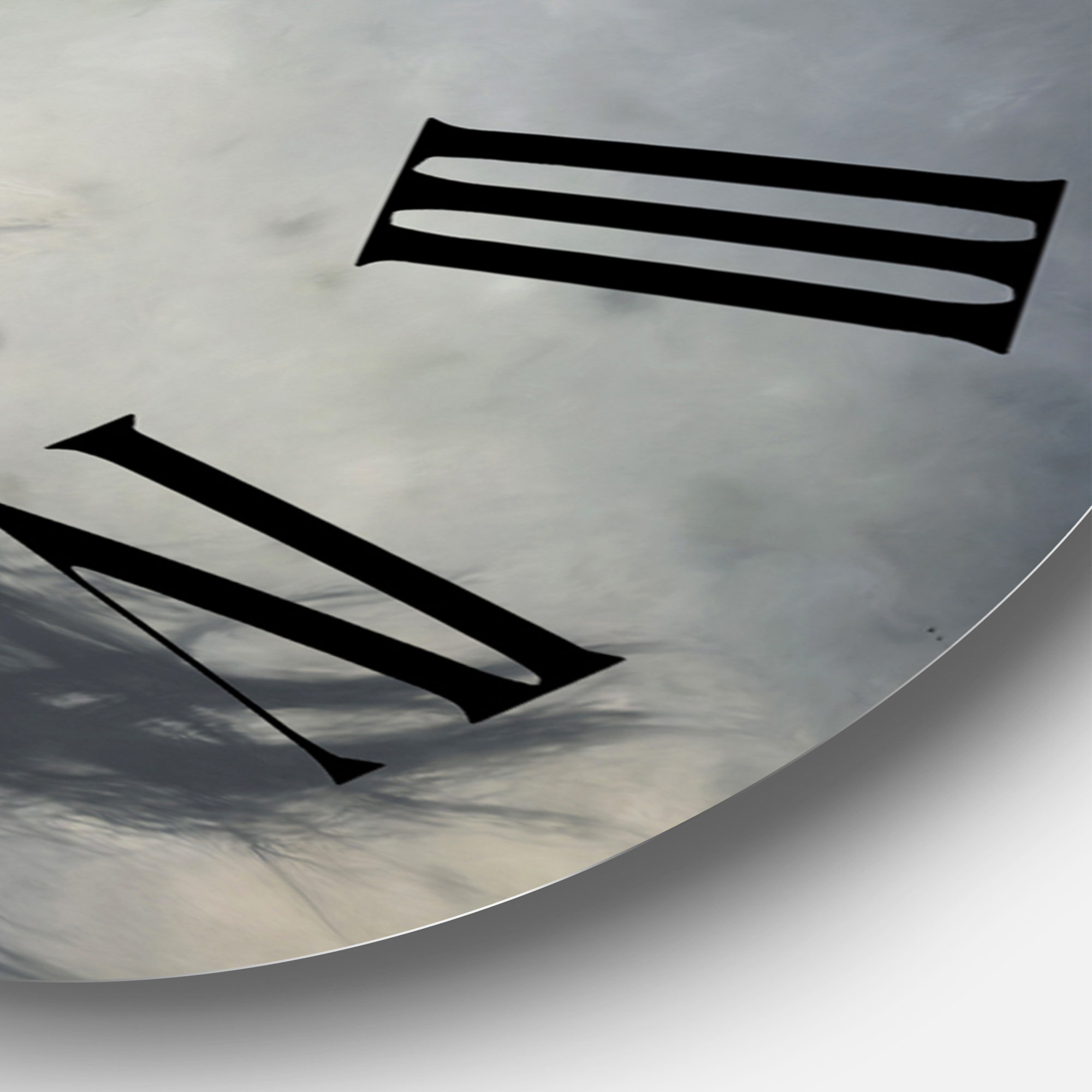Designart 1 in Farmhouse Wall Clock