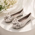 thumbnail image 4 of OKBOP Womens Round Toe Flats Shoes Comfortable Slip On Casual Work Shoes, 4 of 4