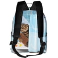 thumbnail image 3 of Zufioo Funny Cat Taking a Bath Print Fashion Large Capacity Backpack, Zippered Multi-compartment Travel Work Campus Lightweight Backpack, Unisex, 3 of 5