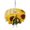 Yellow, variant on Outdoor Tablecloths with Umbrella Hole & Zipper, Spring Sunflowers Tablecloth Rectangle 60x84 Inch, Yellow Floral Turquoise Farmhouse Grey Wooden Waterproof Table Cloth, Patio/Pool Table Covers