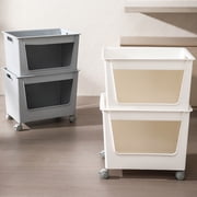 Portable Storage Solution With Wheels Convenient Portable Storage Case with Wheels for Efficient Space Management