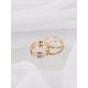 thumbnail image 3 of 2 anillos ajustables de circonita cúbica micropavé, minimalistas, elegantes, de metal, lisos, accesorios de joyería apilables., 3 of 3