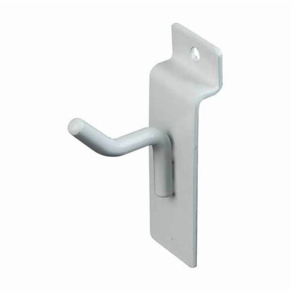 Econoco - EWH/H1 - 1" Deluxe White Slatwall Hook - Sold in Pack of 96