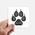 thumbnail image 1 of Lovely Dog Claws Black Pattern Sticker Square Waterproof Stickers Wallpaper Car Decal, 1 of 1