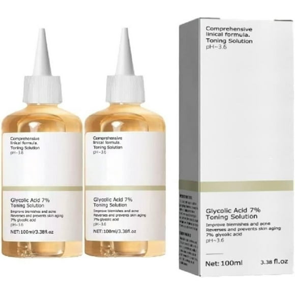 Tónico Tonificante Ácido Glicólico The Ordinary - Rejuvenece y Exfolia la Piel con Ácido Hialurónico multicolor