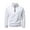 White, variant on Fgnfyis Men Turtleneck Warm Hoodie Autumn and Winter Double with Color Zipper Coat Men's Sweatshirts Blue M