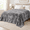 Grey Watercolor-80"×90", variant on Beige Watercolor Throw Blanket 50"×70" for Hot Sleepers and Everyday Comfort