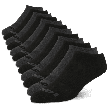 AND1 Men's Cushion No Show Socks, 12 Pack