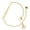 Gold, variant on Delight Jewelry Gold-tone Mini Handcuffs - Goldtone Class of 2026 Delicate Bar Bracelet, 8.5"