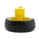 thumbnail image 3 of Nuevo Soporte De Motor De Neumático De Neumático De Plástico De Doble Eje Para DC 3V-6V Amarillo, 3 of 9