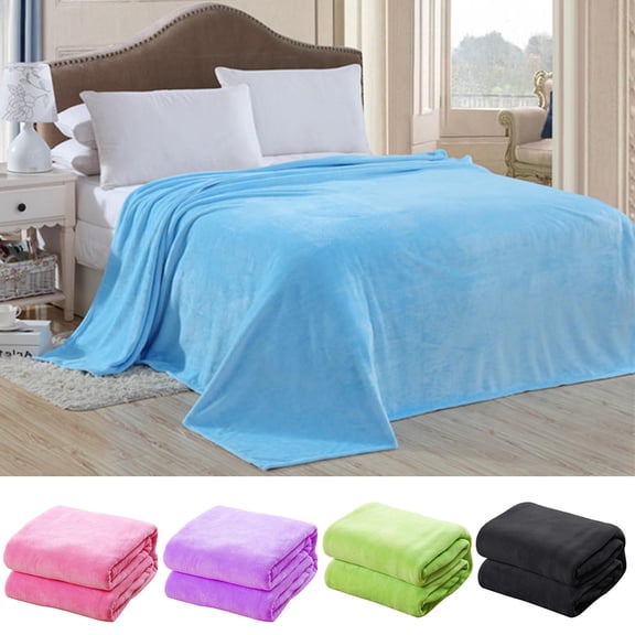 SPRING PARK Super Soft Ultra Comfort Plush Microfiber Throw Blanket for Couch Home Bedroom Living Room