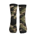 thumbnail image 2 of Athletic Socks Camouflage Print Pattern Sport Running Calf Socks Crew Socks for Men Women, 2 of 7