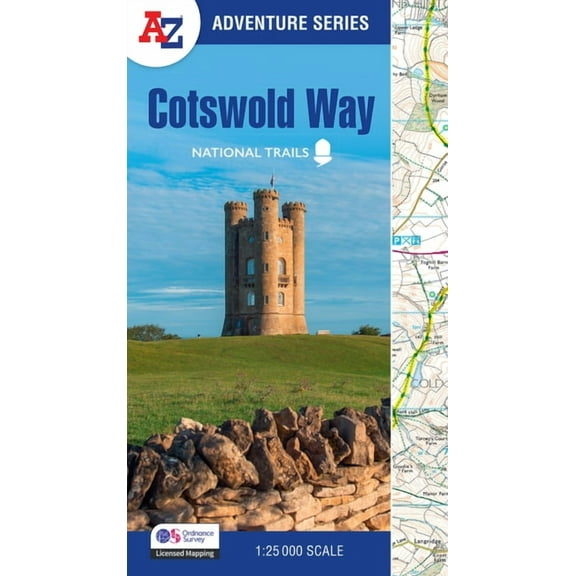Z Adventure Cotswold Way: With Ordnance Survey Mapping, (Paperback)
