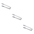 thumbnail image 4 of Guardoinrt Stainless Steel Serving Tong Professional-grade Kitchen Tool Food Grade Silicone Head Kitchen Tong silver 3Set, 4 of 6