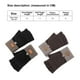 thumbnail image 2 of 2 pares de guantes de invierno convertibles, guantes de punto grueso de medio dedo con funda 1102, 2 of 5