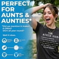 thumbnail image 5 of Womens Aunt Definition T shirt Funny Family Sister Gift for Auntie Graphic Tee Womens Graphic Tees, 5 of 8