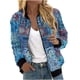 thumbnail image 1 of Chaquetas y abrigos casuales sin capucha de manga larga para mujer Sudadera holgada de manga larga con cremallera Chaqueta informal de béisbol de punto grueso Chaqueta de poliéster para mujer, 1 of 5