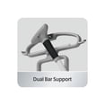 thumbnail image 5 of SALAV GS45-DJ Professional Series Dual Bar Garment Steamer, Orange, 1.8 L Tank Capacity, 5 of 14