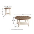 thumbnail image 3 of Signature Design by Ashley Casual Bolanbrook Table (Set of 3)  Two-tone, 3 of 5