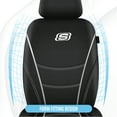 thumbnail image 5 of Skechers 22WMSK04 Car Seat Covers, Spring Mesh Automotive Covers Universal Fit Most Cars, 5 of 7