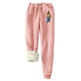 thumbnail image 1 of Womens' Warm Legging Tummy Control Printed Leggings With Elastic Drawstring Pockets And Thick Insulation Pants On Clearance, 1 of 8