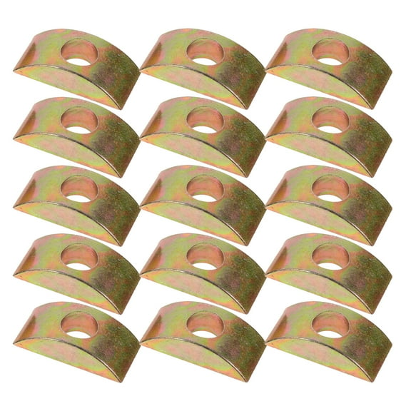 HIAKDOFT Nut Washers Golden 20Pcs 1.1x0.6x0.3in