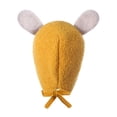 thumbnail image 6 of Easter Baby Bunny Ears Hat Infant Fuzzy Pilot Hats Bonnet Hat Earflap Beanie Cap with Chin Straps for Boys Girls, 6 of 8