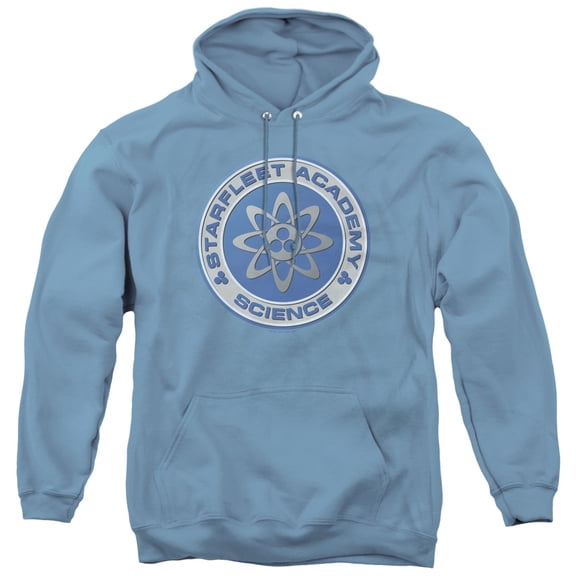 Star Trek Science Adult Pullover Hoodie Sweatshirt Carolina Blue