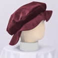 thumbnail image 6 of vlrwzc Renaissance Flat Beret Hat French Painter Cap Classic Costume, 6 of 7