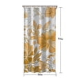 thumbnail image 5 of Pioneer Flower Floral Print Pattern Shower Curtain 36"x72" ,Bathroom Decorative Shower Curtains Set with 12 Hooks,Modern Waterproof Washable Shower Curtain, 5 of 6