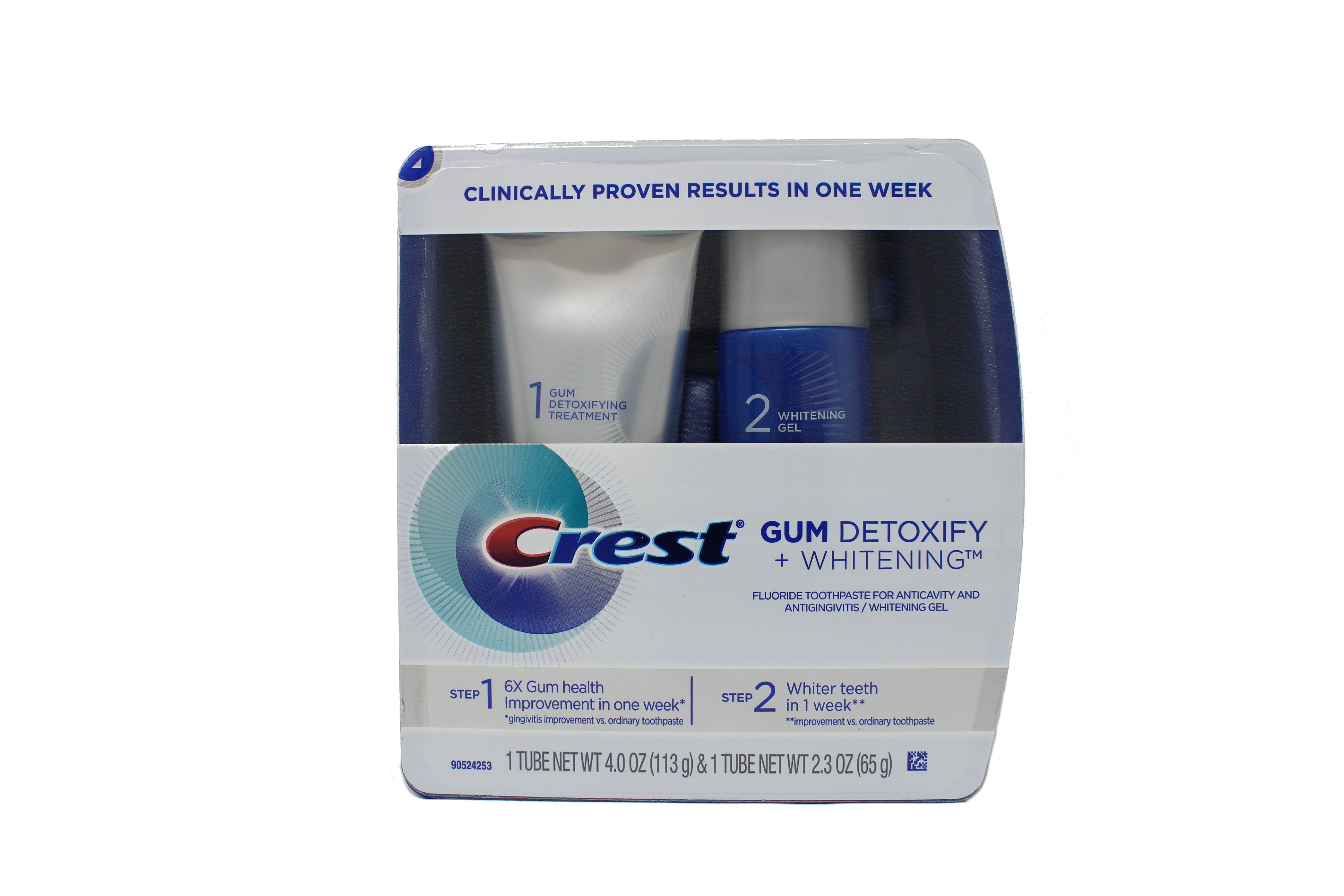 Crest Gum Detoxify + Whitening 2 Step Toothpaste, 1 each