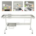thumbnail image 6 of Over The Sink Dish Drainer Drying Rack, Adjustable Length Over Sink Dish Drying, 6 of 18