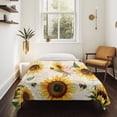 thumbnail image 4 of Summer Sunflowers Tapestry for Bedroom Wall Hanging Tapestry, Pastoral Rose Floral Farmhouse Vintage Ceiling Backdrop Tapestries Poster Blanket Wall Decor for Teens Room Living Room Dorm 39" x 59", 4 of 8