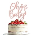 thumbnail image 1 of Decoración para tartas Dxsdgetue Rose Gold Oh Baby para artículos de fiesta, 1 of 8