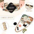 thumbnail image 2 of FORMRS Womens Shoulder Bag with Chain Strap Clutch Purse Cute Tote Handbag, Beige Cats Reading, 2 of 7