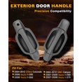 thumbnail image 2 of HUGFEGWE Outer Door Handle Set (Pair), Compatible with 2004-2012 Chevy Colorado, GMC Canyon, Isuzu, Exterior Front or Rear Right Passenger & Front Left Driver, with Key Hole, OE# 79316, CJ25311-13462, 2 of 7