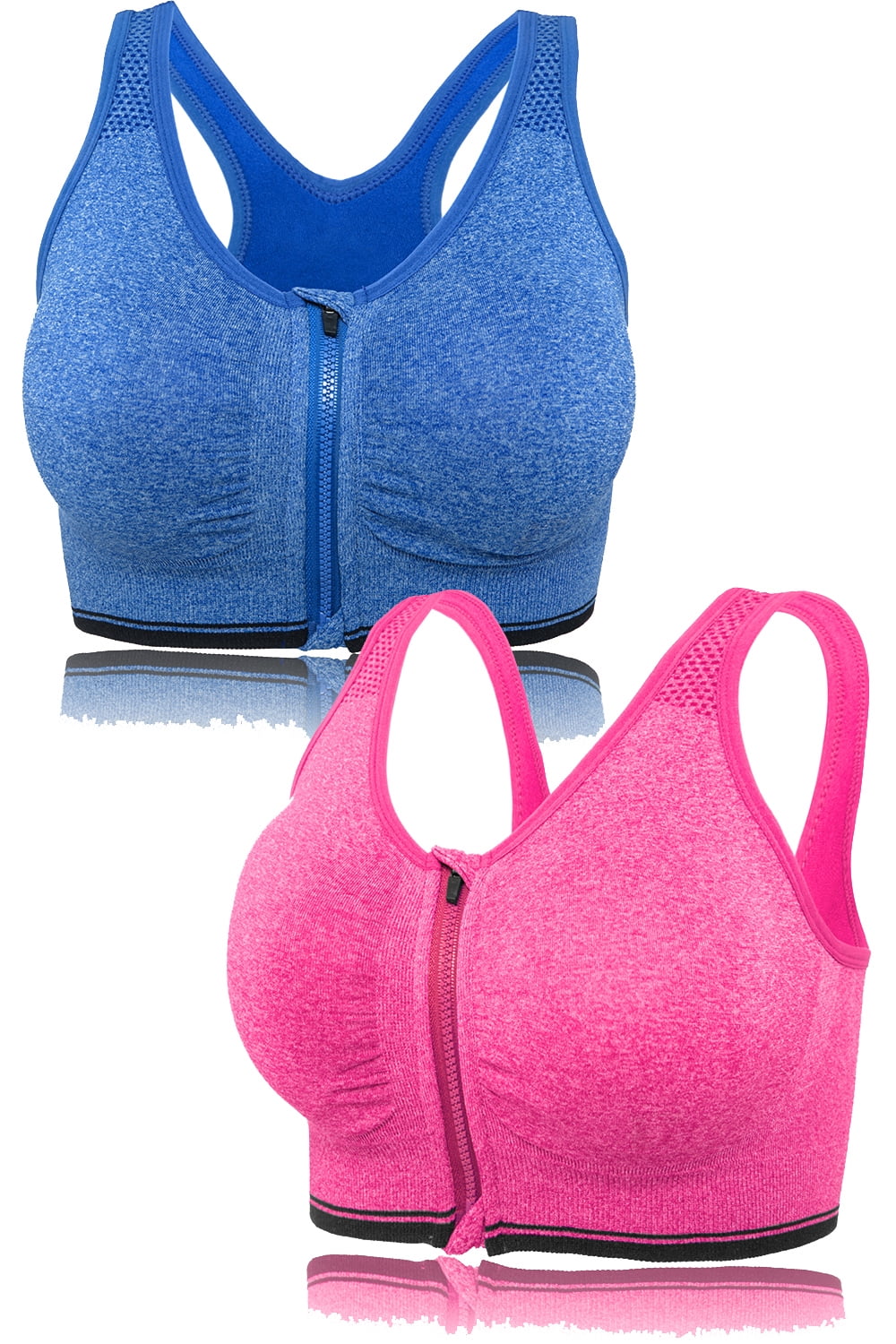 FANNYC 1-3 Pack Sports Bra for Women Criss-Cross Back Strappy Longline Sports  Bras Medium Support Yoga Workout Bra with Removable Cups 