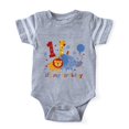 thumbnail image 1 of CafePress - Safari 1St Birthday - Cute Infant Baby Football Bodysuit, 1 of 1