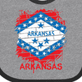 thumbnail image 4 of Inktastic Graffiti Arkansas State Flag Boys or Girls Baby Bib, 4 of 4