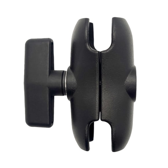 Brazo de Doble Enchufe AleacióN Aluminio 9CM Longitud para RAM con Base Bola 1,5 Pulgadas ExtensióN CáMara Motocicleta