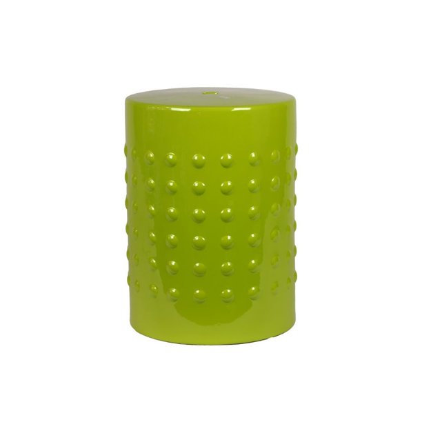 Glorious and Enchanting Green Colored Ceramic Stool