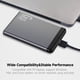 thumbnail image 5 of Disco duro móvil EAGET G55 500GB USB3.0 Disco duro móvil de metal de 2,5 pulgadas Disco duro estable EAGET Negro, 5 of 7