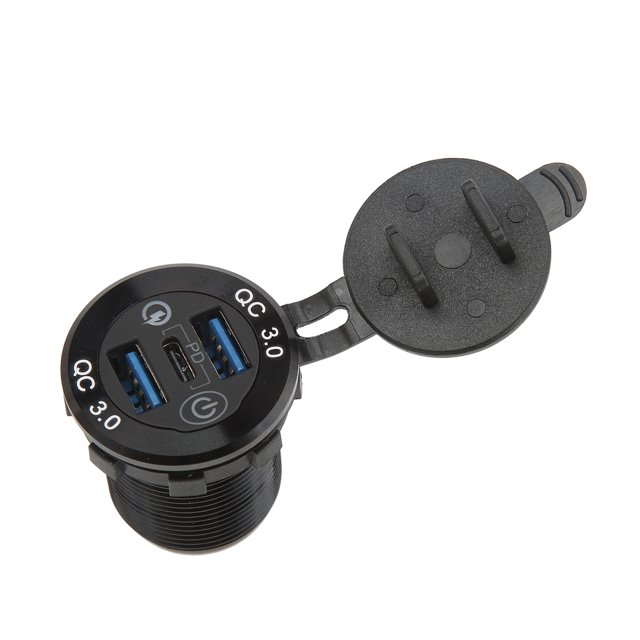 Socket de Cargador USB, Amplia Compatibilidad de la Cubierta Cargador de Cargador de Cargador Múltiples Puertos para RVS para Vehículos Recreatros para Vehículos Recreativos