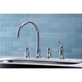 thumbnail image 6 of Kingston Brass KS8721DL Concord Widespread Kitchen Faucet With Sprayer, Polis..., 6 of 7